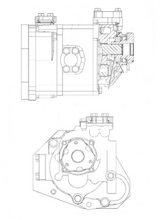 Насос трансмиссии Caterpillar 270-1763