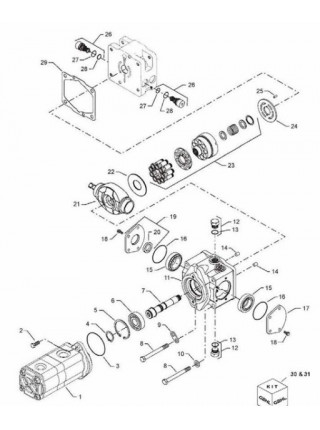 Гидравлический насос Danfoss M91-25224