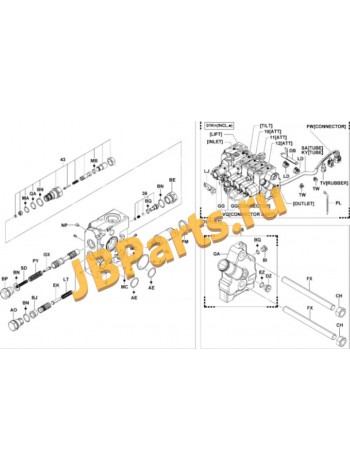 Гидрораспределитель Toyota 67620-36860-71